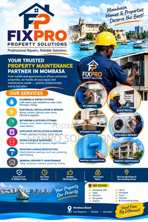 Professional Plumbing & Electrical Property Repairs - Mombasa