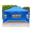 3x6m Pop Up Gazebo Canopy Tent with 3 Window Side Walls - 1