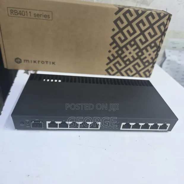 MikroTik RB4011iGS+RM 10-Port Wired Router - 1