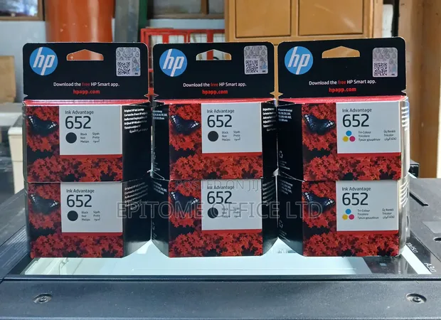High Yield HP 652 Ink Cartridges - 1
