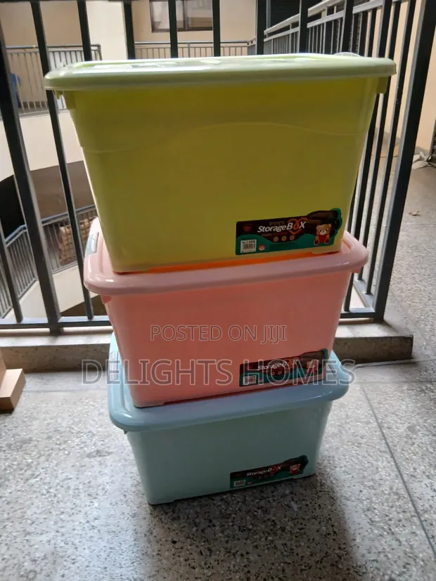 70L Stackable Storage Box with Wheels - Alp - 1