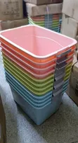 70L Stackable Storage Box with Wheels - Alp - 2