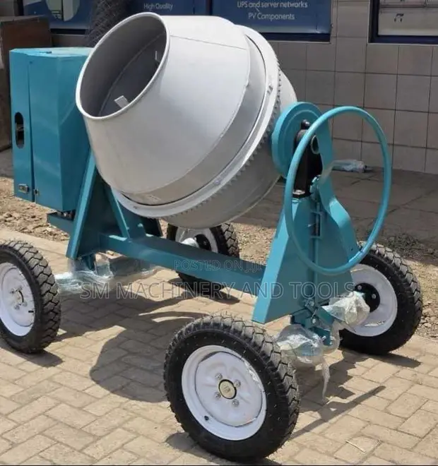 Aico Japan 400L Concrete Mixer - 7hp Diesel - 1