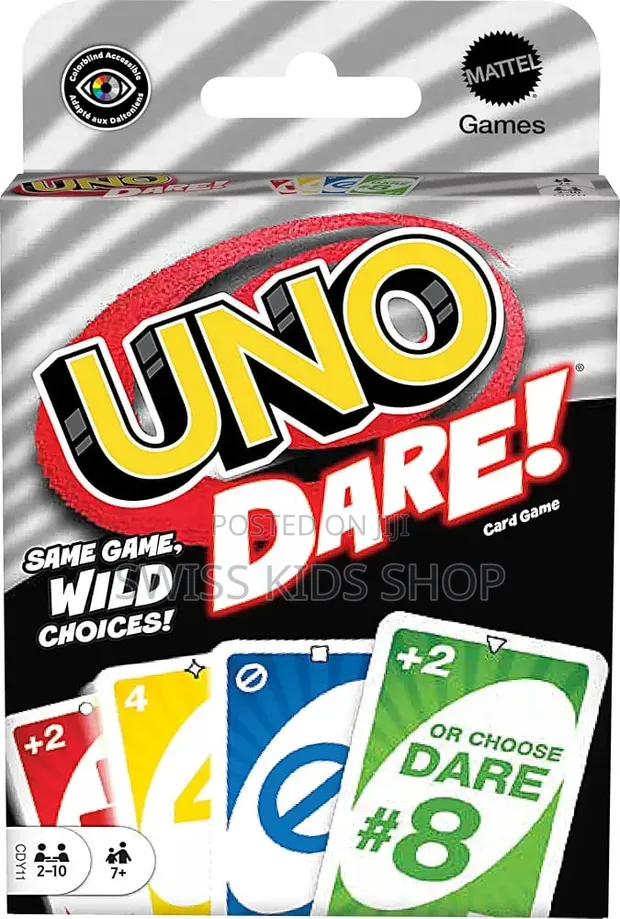 UNO Dare Card Game - Family Fun - 1