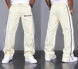 Designer Wide-Legged Sweatpants