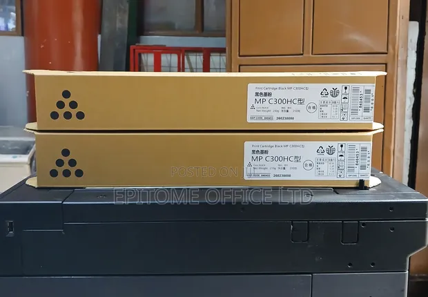 Ricoh Aficio MP C300 Black Toner Cartridge - 1