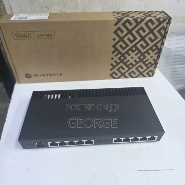 MikroTik RB4011iGS+RM 10 Gigabit Router - 1