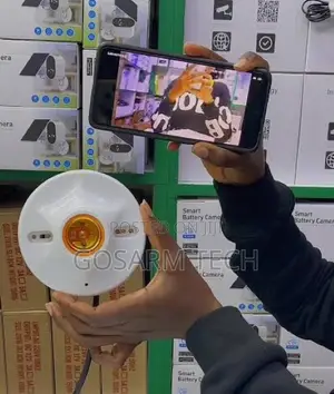 1080P HD WiFi Light Socket Bulb Holder Security Camera