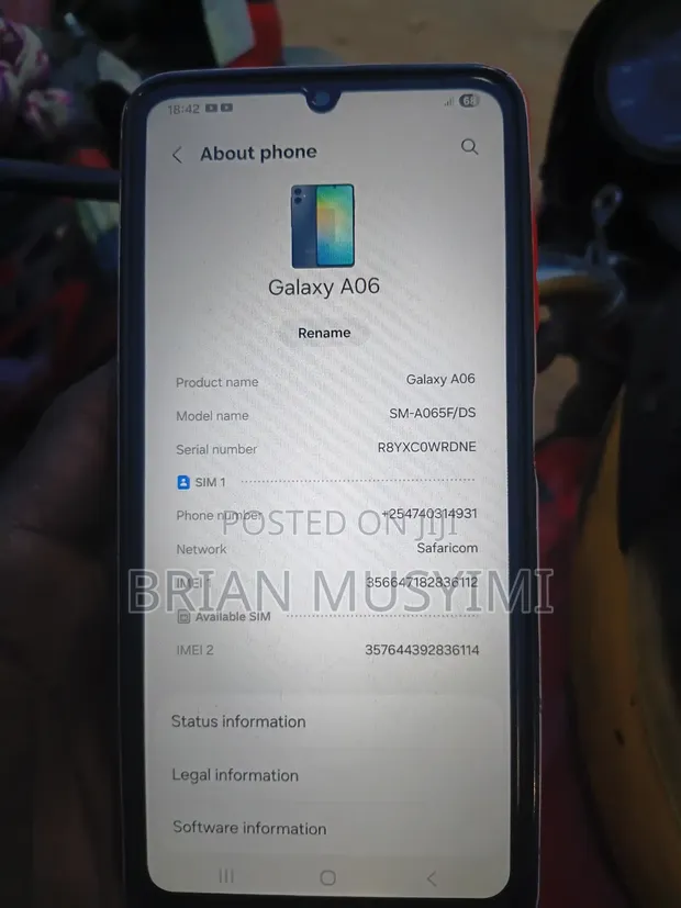 New Samsung Galaxy A06 128GB Black - 1