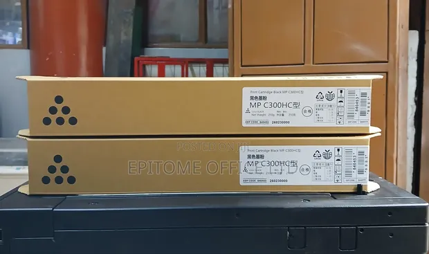 Ricoh Aficio MP C300 Black Toner Cartridge - 1