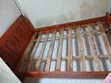 4x6 Wooden Bed with Mattress Protector - 1