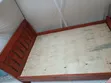 4x6 Wooden Bed with Mattress Protector - 4