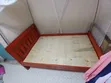 4x6 Wooden Bed with Mattress Protector - 5