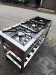 Classic Stainless Three Burner Gas Cooker - 2
