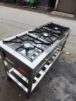 Classic Stainless Three Burner Gas Cooker - 3
