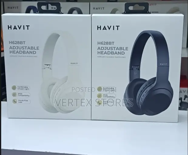 Havit H628BT Small Form Factor Bluetooth Wireless Headphones - 1