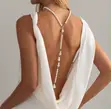 Mkufu wa Y-Shape wa Matone na Luster ya Lulu za Baroque - 1