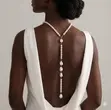 Mkufu wa Y-Shape wa Matone na Luster ya Lulu za Baroque - 3