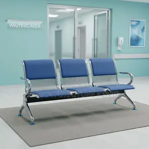 3-Seater Padded Airport Guest Bench