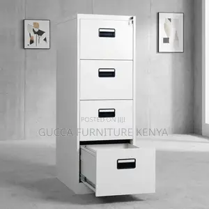 4-Drawer File Staffroom Cabinet - White