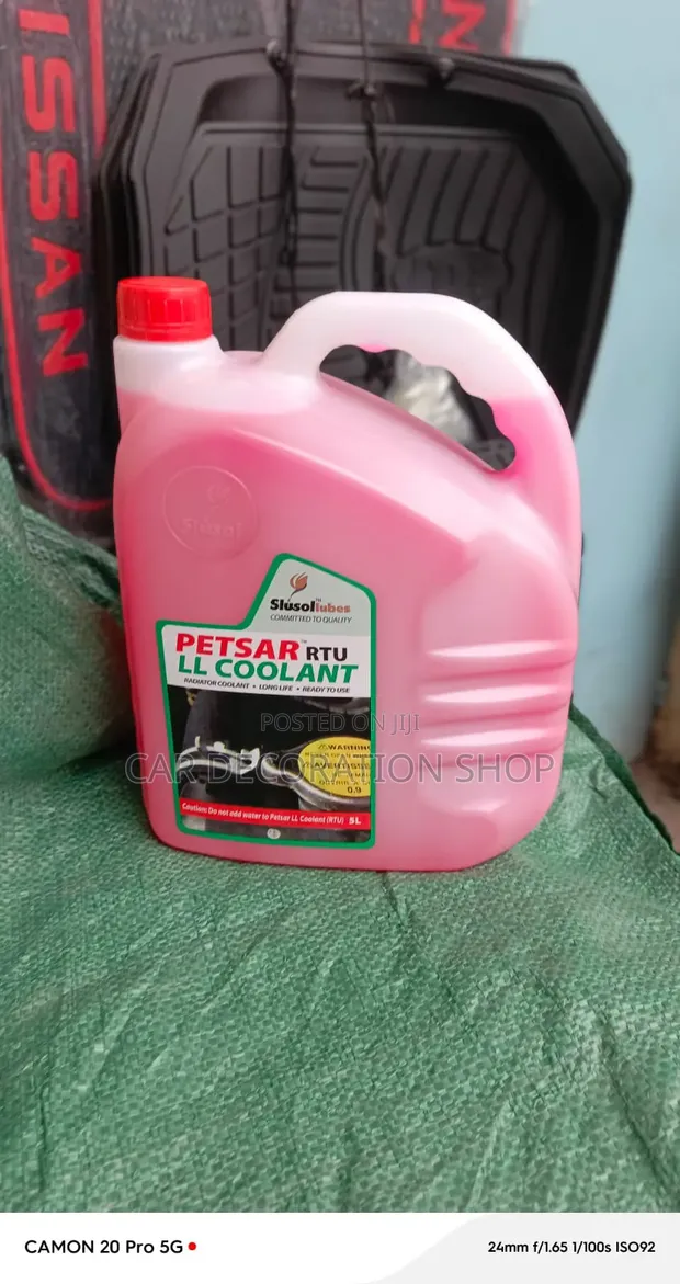 5L Pink Petsar Formulated Coolant - 1