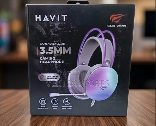 Havit HV-H2037d RGB Gaming Headphones with Microphone - 1