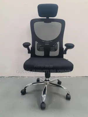 Ergonomic Study Chair with Flip Armrest