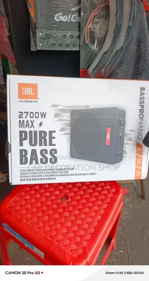 JBL Nano Ultra Underseat Subwoofer - Die-cast Aluminum