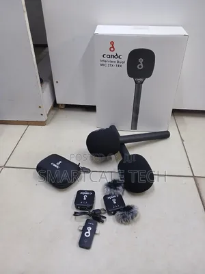CANDC Dual Wireless Microphone Set - 2 Transmitters + 1 Receiver