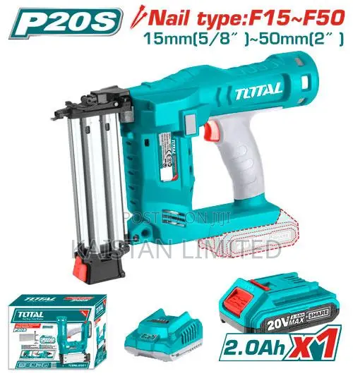 Total Cordless Brad Nailer TCBNLI2016 - 1