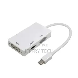 Mini DP to HD/VGA/DVI 3-in-1 Adapter 1080P for MacBook
