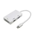 Mini DP to HD/VGA/DVI 3-in-1 Adapter 1080P for MacBook - 1