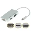 Mini DP to HD/VGA/DVI 3-in-1 Adapter 1080P for MacBook - 3