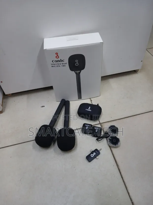 CANDC Dual Lavalier Wireless Microphone - 2 Transmitters - 1