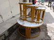 Luxury 4-Piece Marble Nesting Coffee Table Set - 2