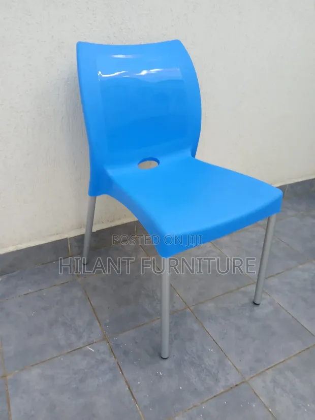 Modern Blue Plastic Multipurpose Chair - 1