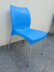 Modern Blue Plastic Multipurpose Chair - 3