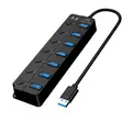 7-Port USB 3.0 Hub with On/Off Switch and LED - 1