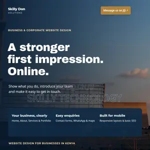 Corporate & Commercial Website Design by Skilly Don Solutions