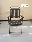 Heavy-Duty Plastic Foldable Armchair - 1