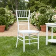 White Chiavari (Tiffany) Wedding Event Chair - 1