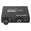Optical Coaxial Digital Analog Audio Converter with Volume/Bass Controls - 1