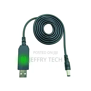5V/9V/12V USB-A to DC5521 Power Cable