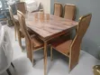 Luxury 6-Seater Marble Dining Set - Gold Frame - 3