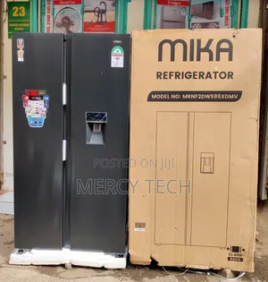 Mika Fridge 595L Side-by-Side No Frost with Dispenser