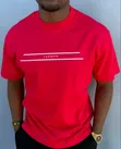 Lacoste T-Shirts - Cream, White, Red - 2