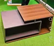 Brown Executive Floating Laminated Coffee Table - 1