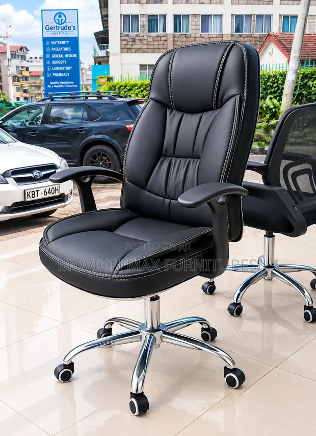 Boss Office Products Leather Office Chair - 1