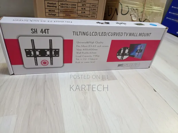 SH 44T Tilting TV Wall Mount Bracket (23-65 Inch) - 1
