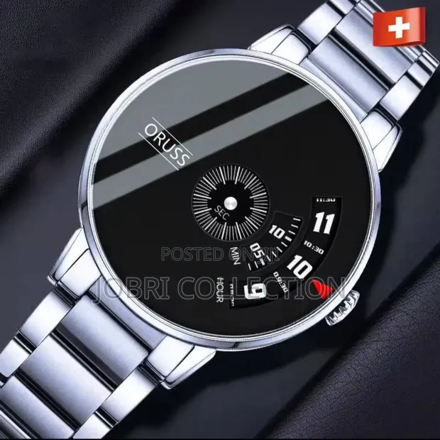 Oruss Silver Stainless Steel Water Resistant Watch - 1